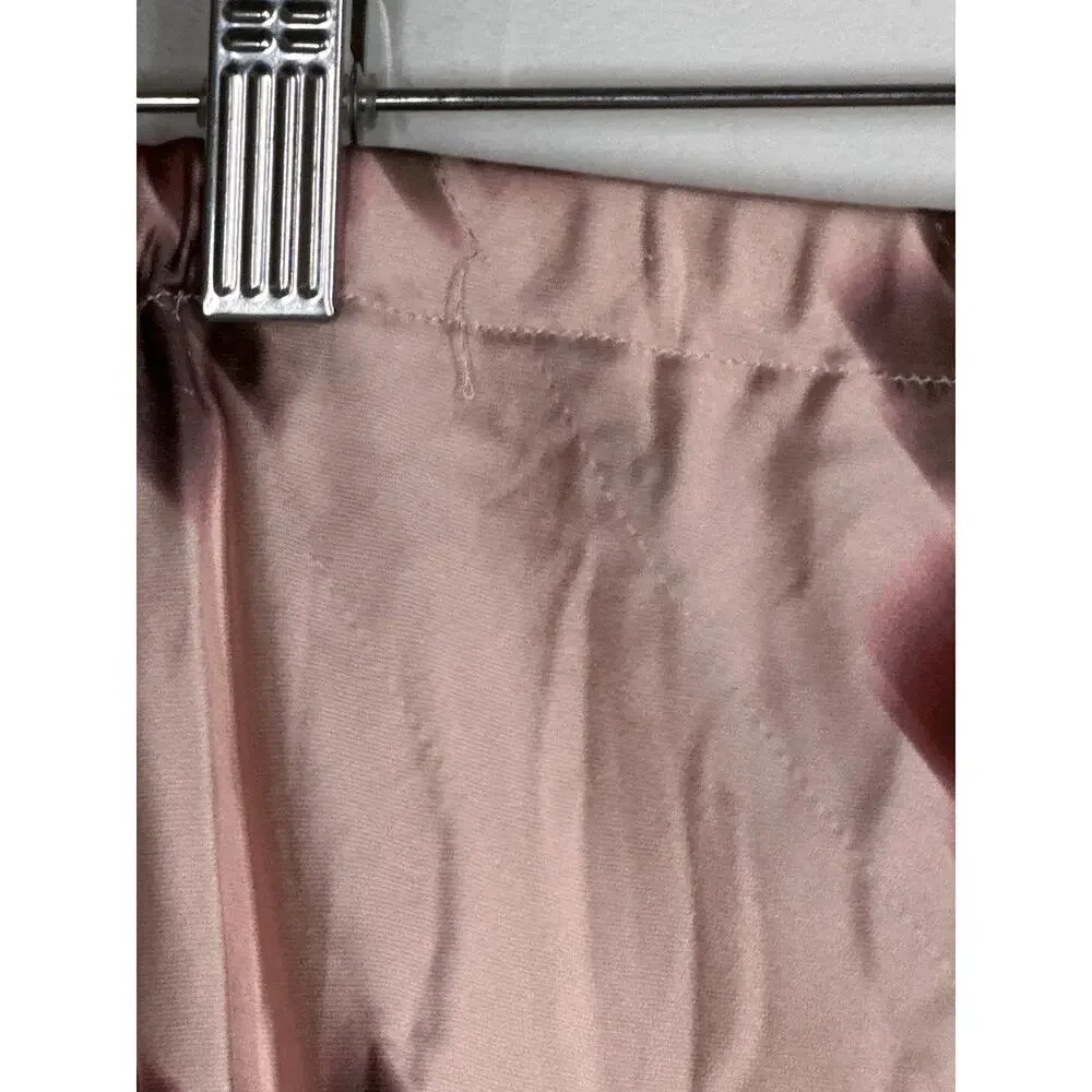 WeWoreWhat Slip Skirt Floral Print Relaxed Fit Pull On Maxi A-Line Blush Pink 6